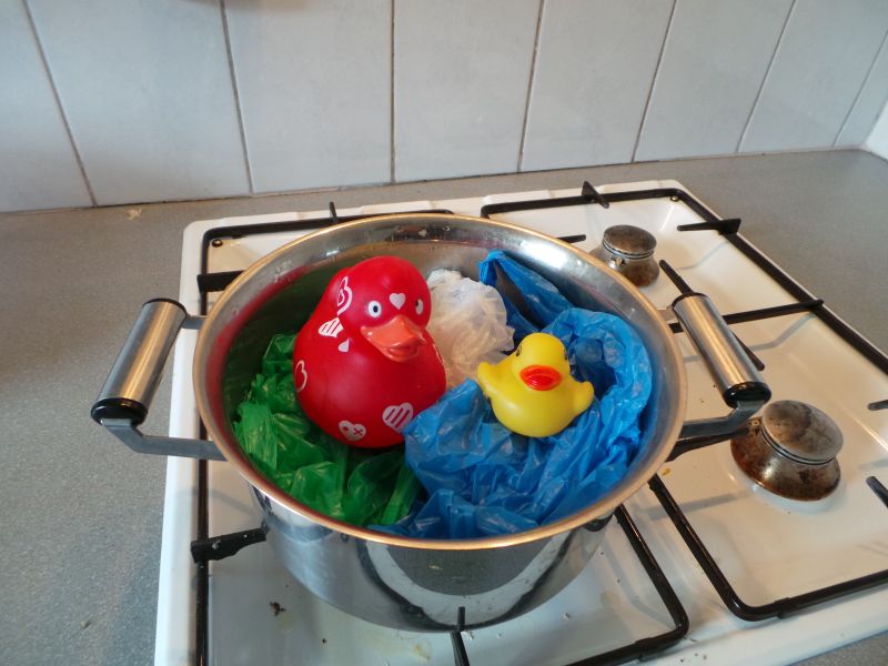 Plastic soep lijkt meer bouillon