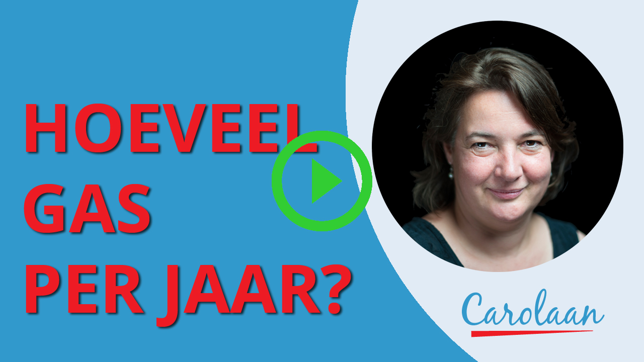 Hoe vergelijk je je gasverbruik per jaar?
