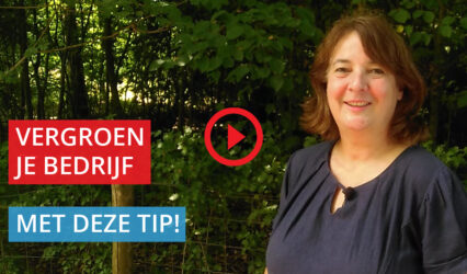 Vergroen je bedrijf met deze tip