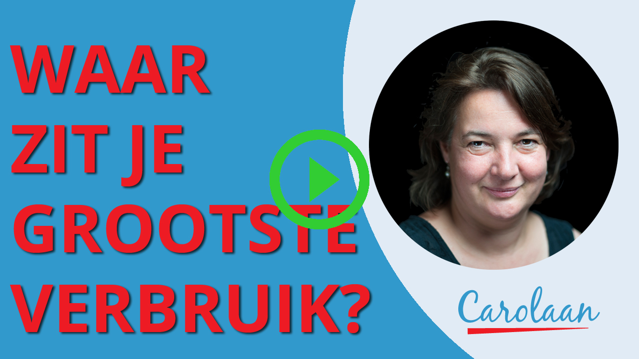 Hoe bepaal je je grootste energieverbruik?
