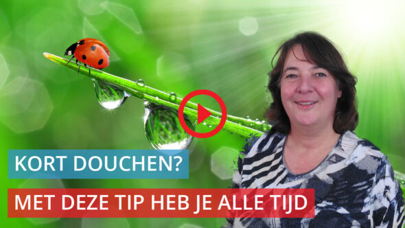 Net zo lang douchen als je wil en toch water besparen